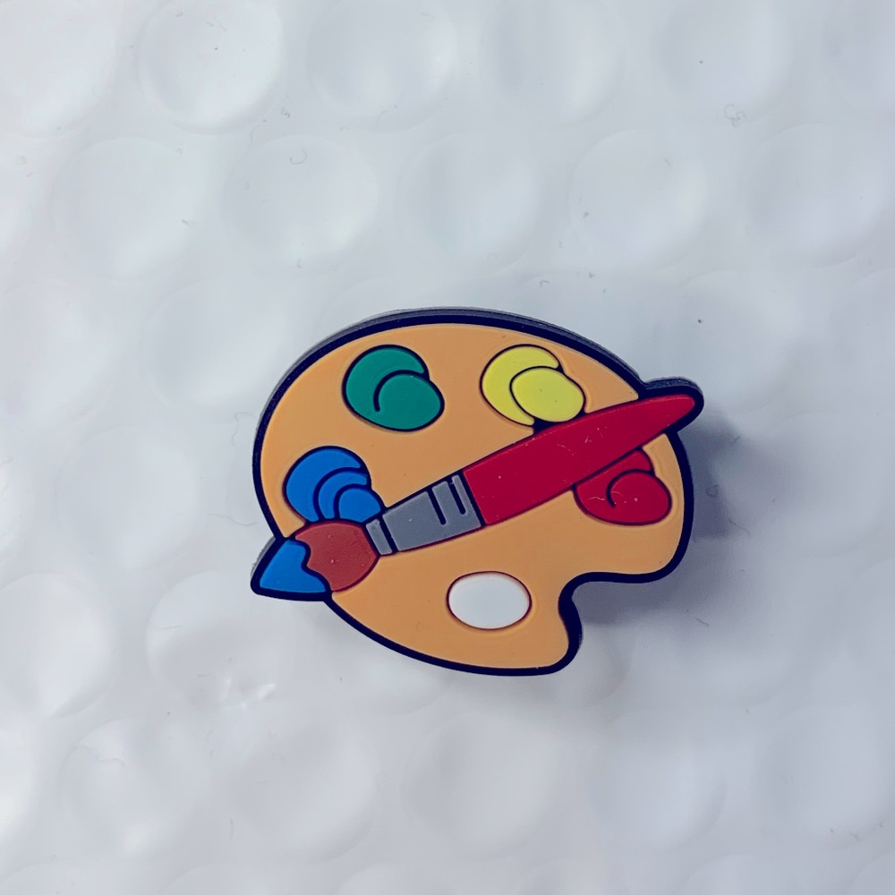 Paint croc charm